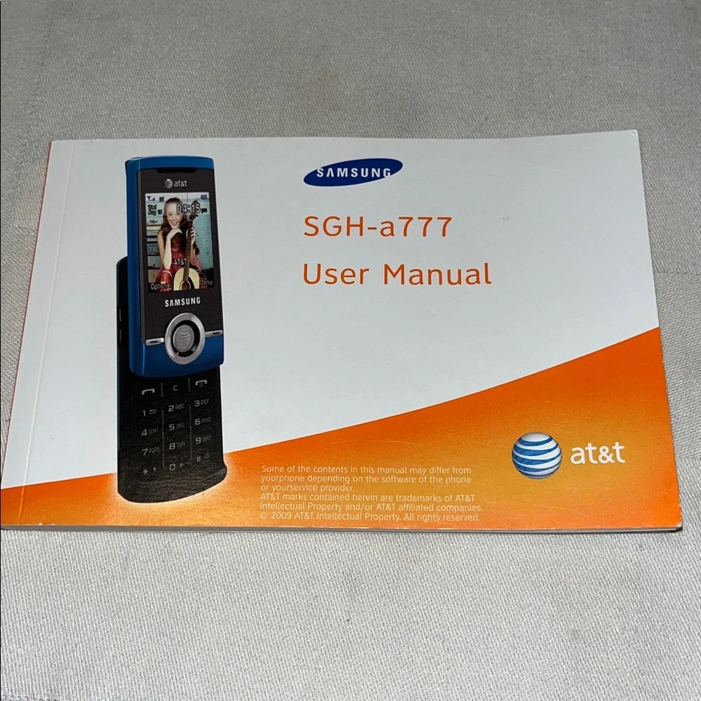 Samsung SGH-a777 User Manual and Nokia 6102i User Guide